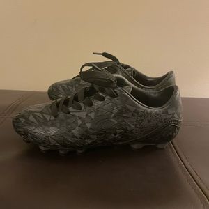 Black Kids Soccer Cleats